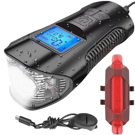 Lampe de vélo LED avec compteur