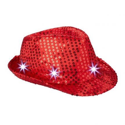 LED-Mütze mit Pailletten