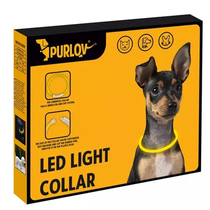 LED-leuchtendes Halsband Purlov 21631