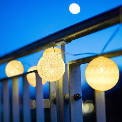 Guirlande lumineuse LED avec 10 boules