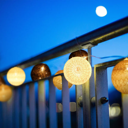 Guirlande lumineuse LED avec 10 boules