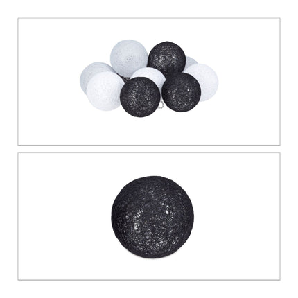 Guirlande lumineuse LED avec 10 boules