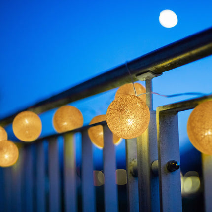 Guirlande lumineuse LED avec 20 boules