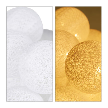 Guirlande lumineuse LED avec 20 boules