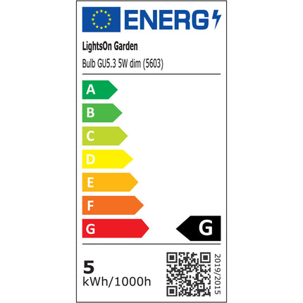 LED Leuchtmittel MR16/GU5.3 5W Dimmbar Warmweiß