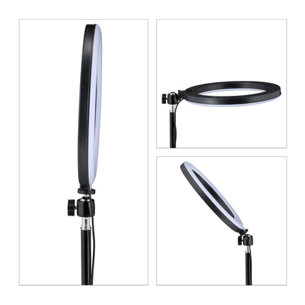 LED-Ringlicht mit Stativ