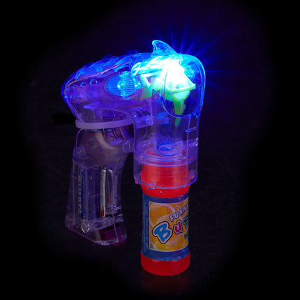 Pistolet à bulles de savon à LED