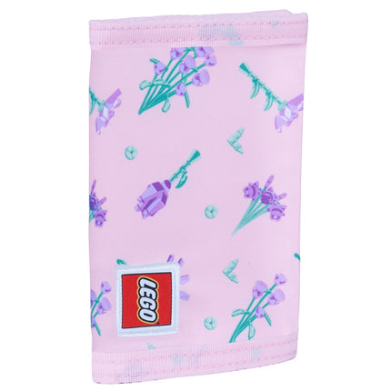 LEGO Geldbörse mit Blumenmuster für Kinder und Erwachsene