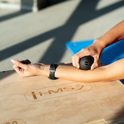Balle de massage Lacrosse - Simple, noire, durable