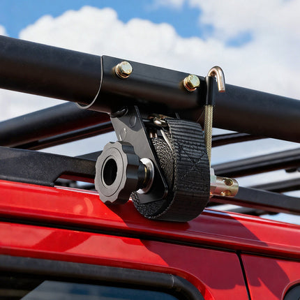Ladder Rack Ratchet Straps 4-Pack, 7.4 Ft, 500 Lb