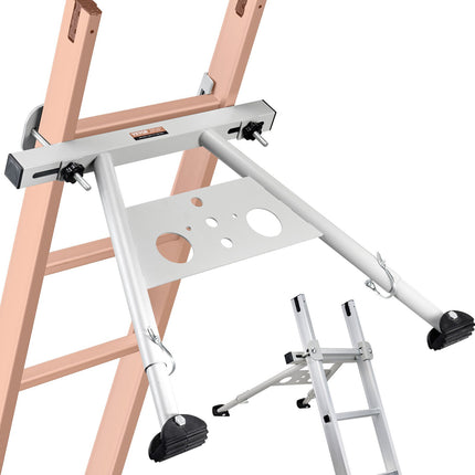 Ladder Stabilizer Wall Standoff, Adjustable Feet, 330 lb