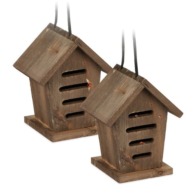 Ensemble de 2 maisons de coccinelles