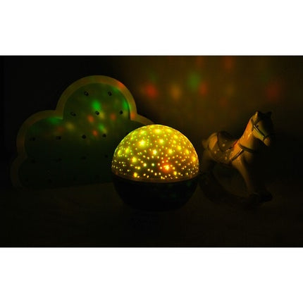 Lampe avec projecteur à piles rose 22192