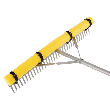 Landscape Rake, 36 in Head, 102 in Handle, Rope