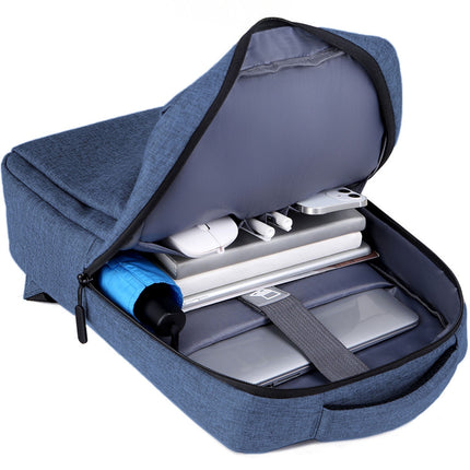Laptop-Rucksack 15,6" – Blau, Wasserabweisend, Polyester
