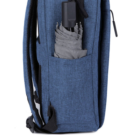 Laptop-Rucksack 15,6" – Blau, Wasserabweisend, Polyester