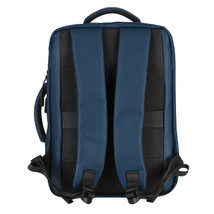 Sac à dos pour ordinateur portable, bleu, port de chargement USB-C, 15 L