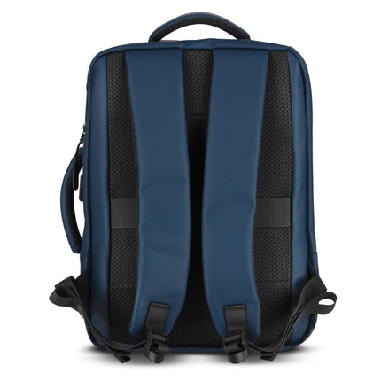 Sac à dos pour ordinateur portable, bleu, port de chargement USB-C, 15 L
