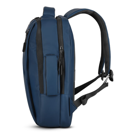 Sac à dos pour ordinateur portable, bleu, port de chargement USB-C, 15 L