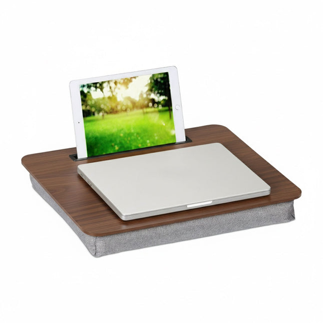 Laptop-Betttablett 17" mit Kissen und Handyhalter