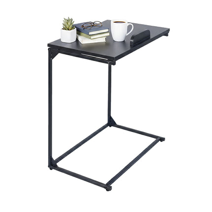 Table d'appoint pour ordinateur portable - Inclinable, en forme de C, antidérapante
