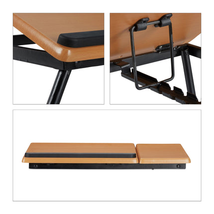 Laptoptisch mit neigbarer Arbeitsfläche
