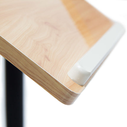 Laptop table wood adjustable height