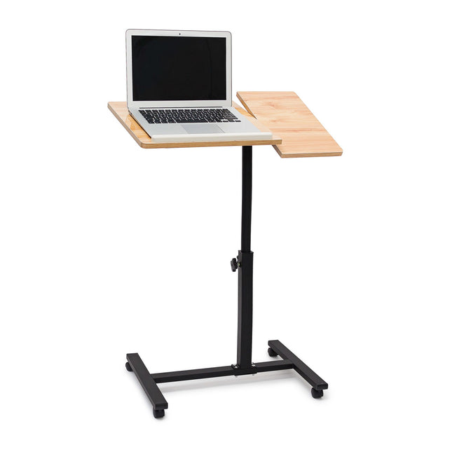 Laptop table wood adjustable height