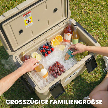Glacière portable grande capacité de 42,6 L avec isolation en mousse PU