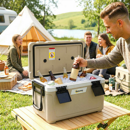 Glacière portable grande capacité de 42,6 L avec isolation en mousse PU