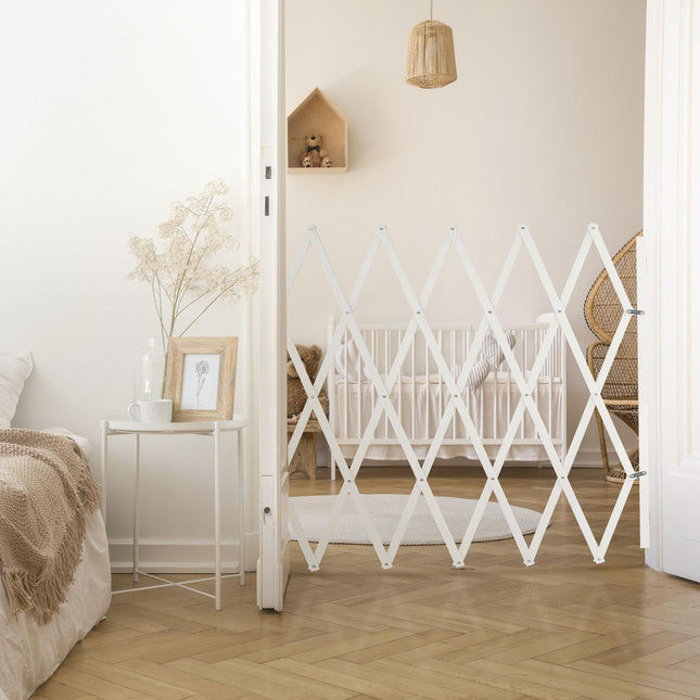 Grande barrière pour chien en bambou naturel