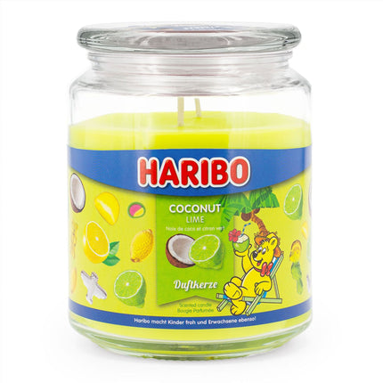 Bougie parfumée en grand pot de verre - Parfum doux
