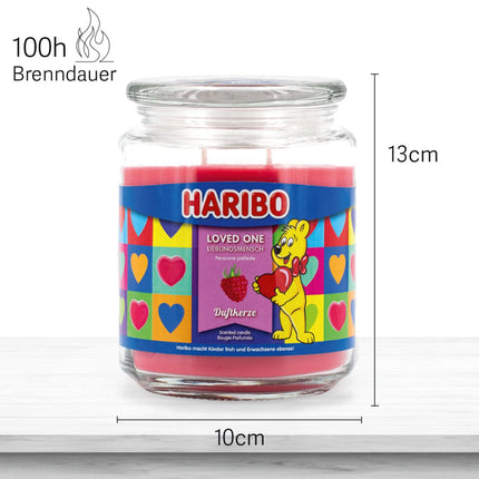 Bougie parfumée en grand pot de verre - Parfum doux