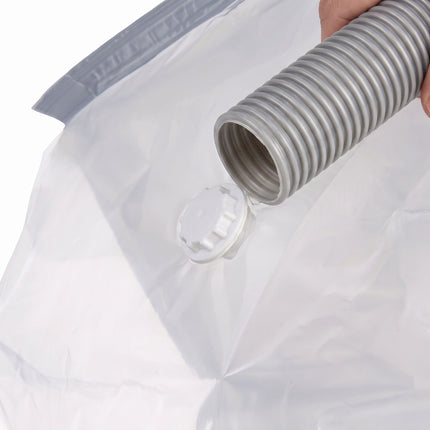 Sacs de rangement sous vide gris, grand format, 100 x 80 cm, lot de 8