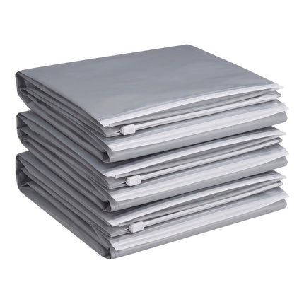 Sacs de rangement sous vide gris, grands formats (100 x 80 cm), lot de 10