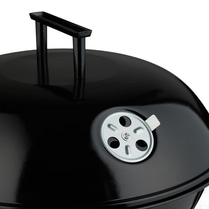 Grand barbecue à bouilloire avec roues et récupérateur de cendres