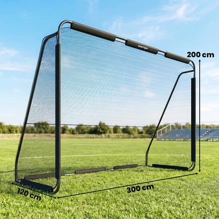 Grand but de football extérieur avec filet résistant, 300 x 200 cm