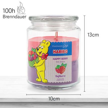 Grande bougie parfumée - Parfum sucré, pot en verre