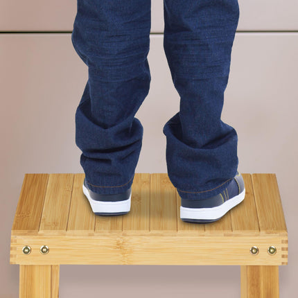 Grand tabouret en bambou
