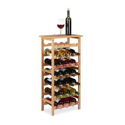 Grand casier à vin en bambou