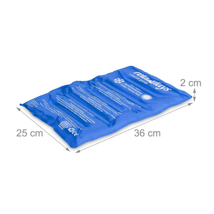 Grande plaque de refroidissement bleue