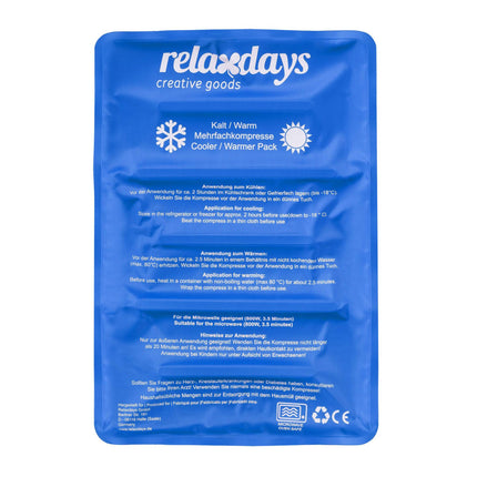 Grande plaque de refroidissement bleue