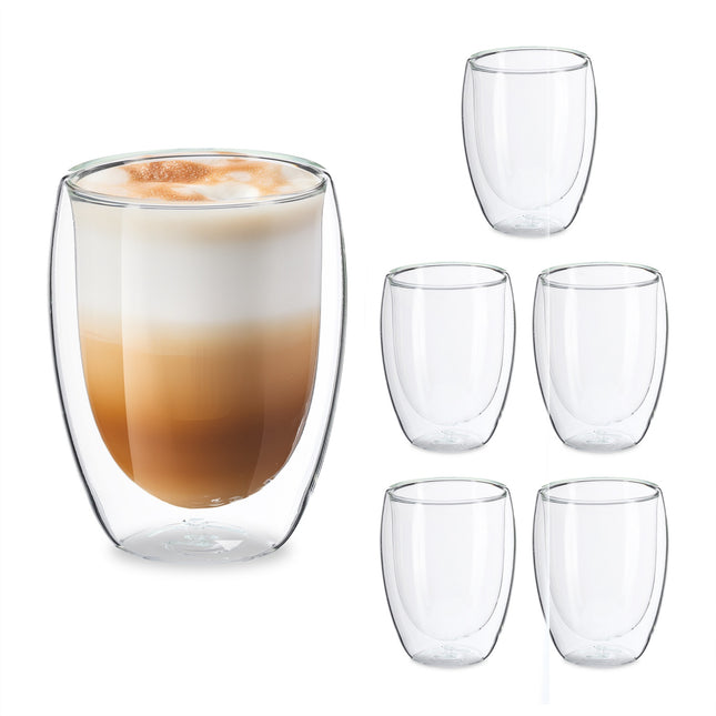 Latte Macchiato Doppelwandgläser, 350 ml