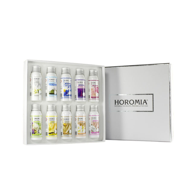 Coffret cadeau de parfum pour le linge - 10 flacons parfumés