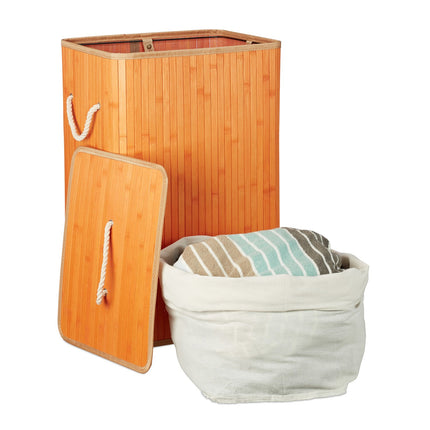 Panier à linge en bambou