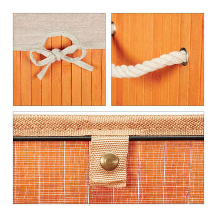 Panier à linge en bambou