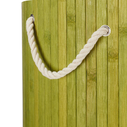 Panier à linge rond en bambou