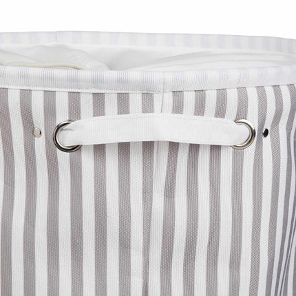 Tissu pour panier à linge à rayures