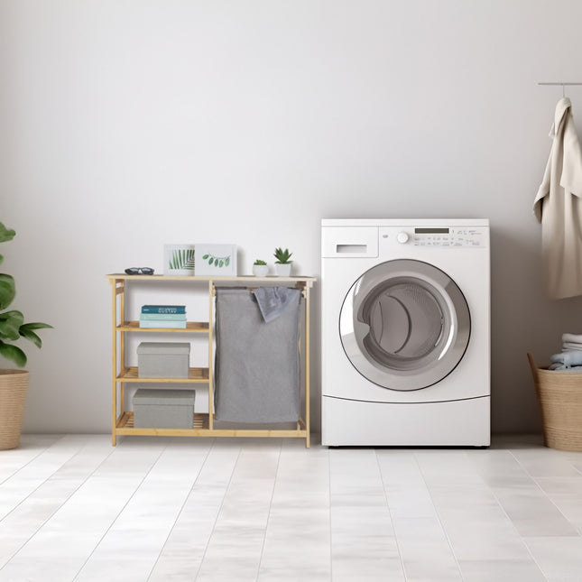 Étagère panier à linge pour salle de bain