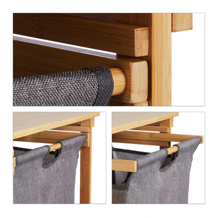 Étagère panier à linge pour salle de bain